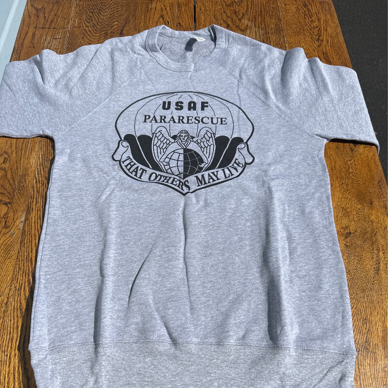 dsp/Sweatshirt Crew Gray Large PJ Flash