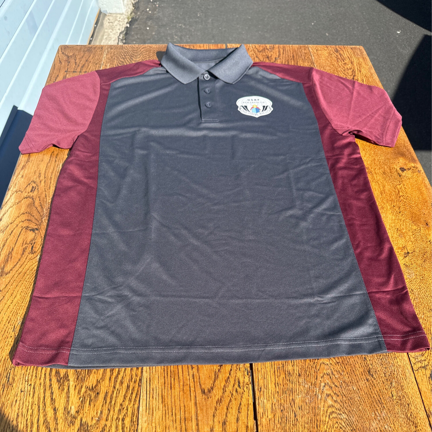 dsp/ Polo Pararescue Maroon And Gray