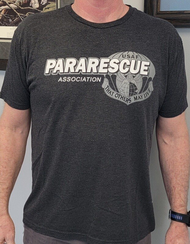 Black tee w/ Pararescue Creed