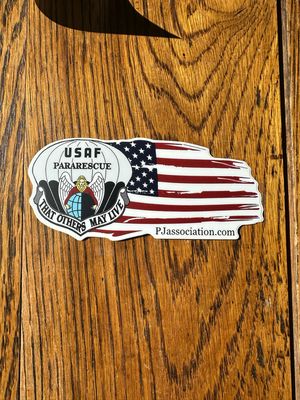 pja/ Stickers PJ Flash And tattered flag