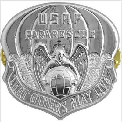 bdg/ Badge USAF Pararescue (PJ) Flash - Mirror Finish [Regulation]