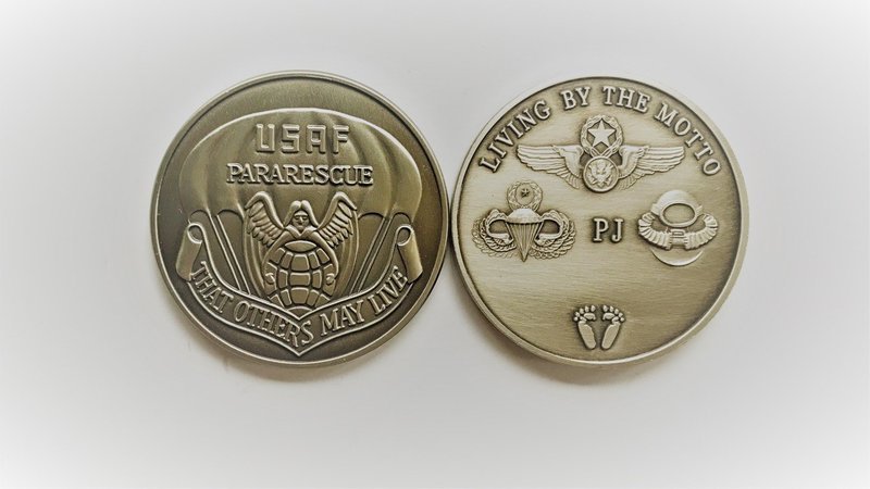 pja/ Challenge Coin - PJ Pewter