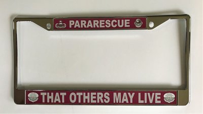 pja/ License Plate Frame - Pararescue 