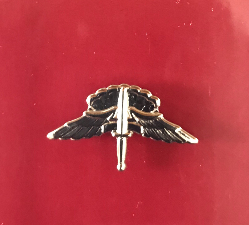HALO Freefall Jump Wings – Mini Badge, Mirror Finish