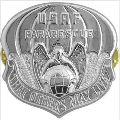 USAF Pararescue (PJ) Flash – Regulation Size, Mirror Finish