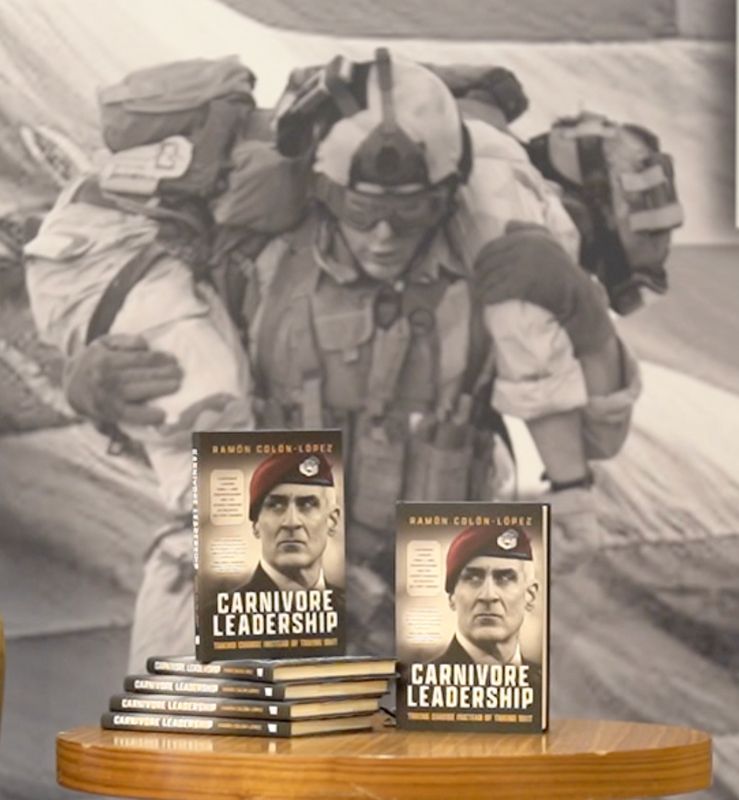 PJA Signed Book “Carnivore Leadership: Taking Charge Instead of Taking Shit” By Chief Ramón “CZ” Colón-López (USAF Retired) SKU 00088