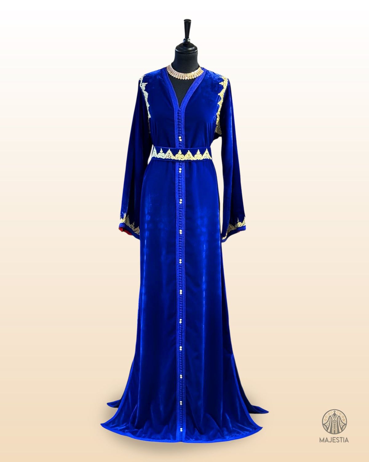 Caftan Bleu "Azur de Samarcande"
