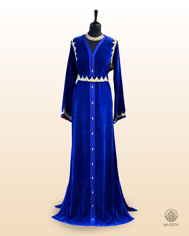 Caftan Bleu "Azur de Samarcande"