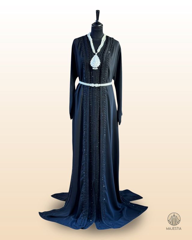 Caftan Noir "Charbon du Sérail"
