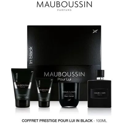 Coffret Parfum Homme Prestige pour lui In Black - Mauboussin