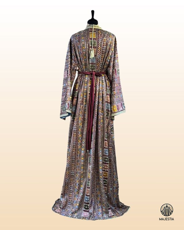 Takchita Sari Hindi Bordeaux "Pétale de Goa"
