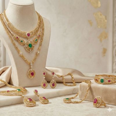 parurre bijoux en vitrine