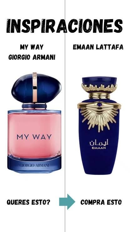 Emaan Lattafa Inspirado en My way intense