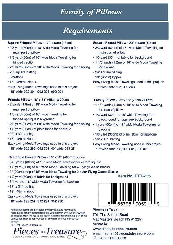 Family of Pillows PTT-235