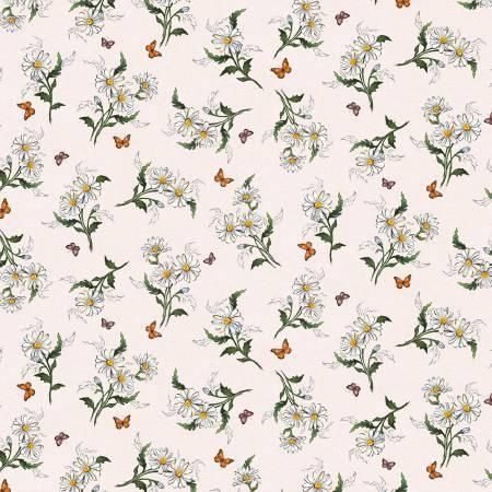 Flower Market Panel Cream 11827-CREM