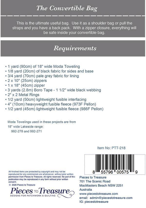 The Convertible Bag PTT-218