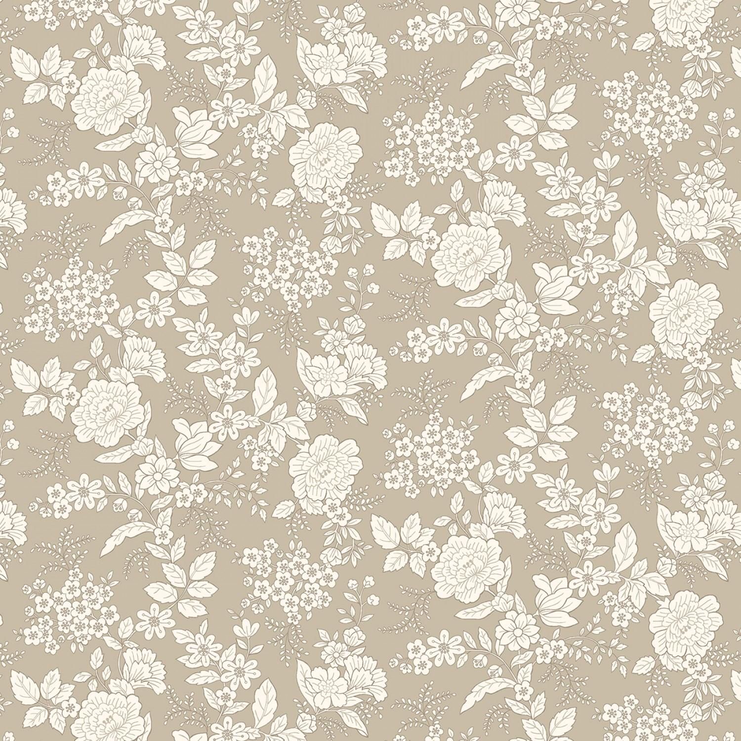 Taupe Floral 826-90