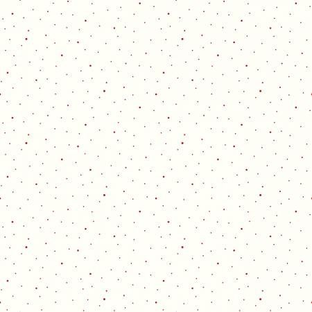 Dapple Dot on White with Barn Red C645R-Barnred