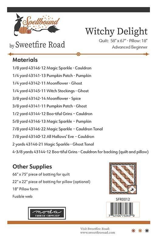 Witchy Delight Quilt Pattern SFR 0012