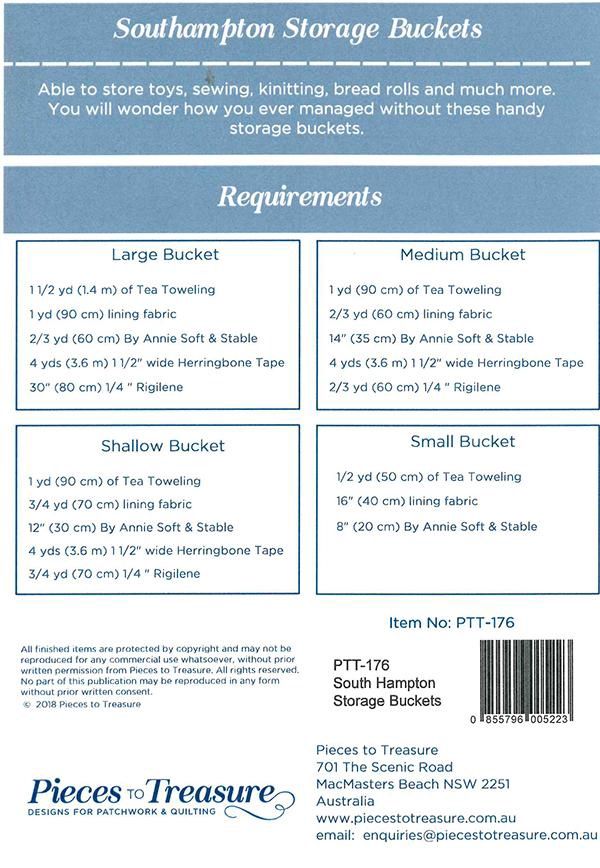 Southhampton Storage Buckets PTT 176