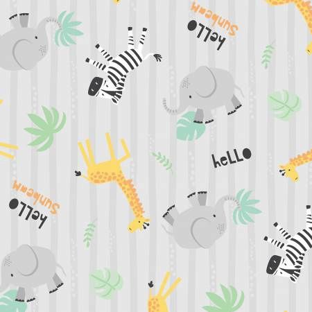 Hello Sunbeam Grey Animal Toss 24502-975