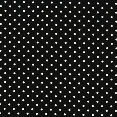 Polka Dots Black C1820-BLK