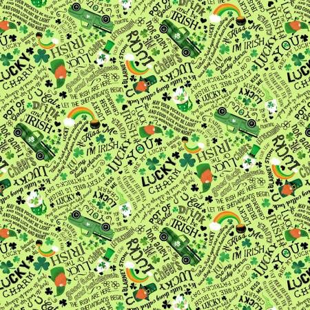 Lucky St Patricks Day Quotes CD1877-GREEN