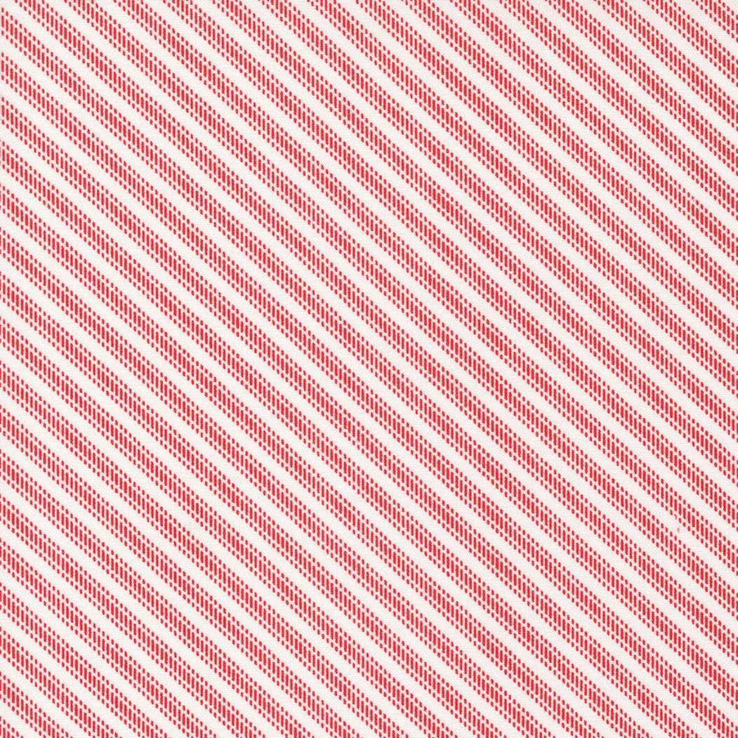 Dwell Ticking Stripe Red 55274 11