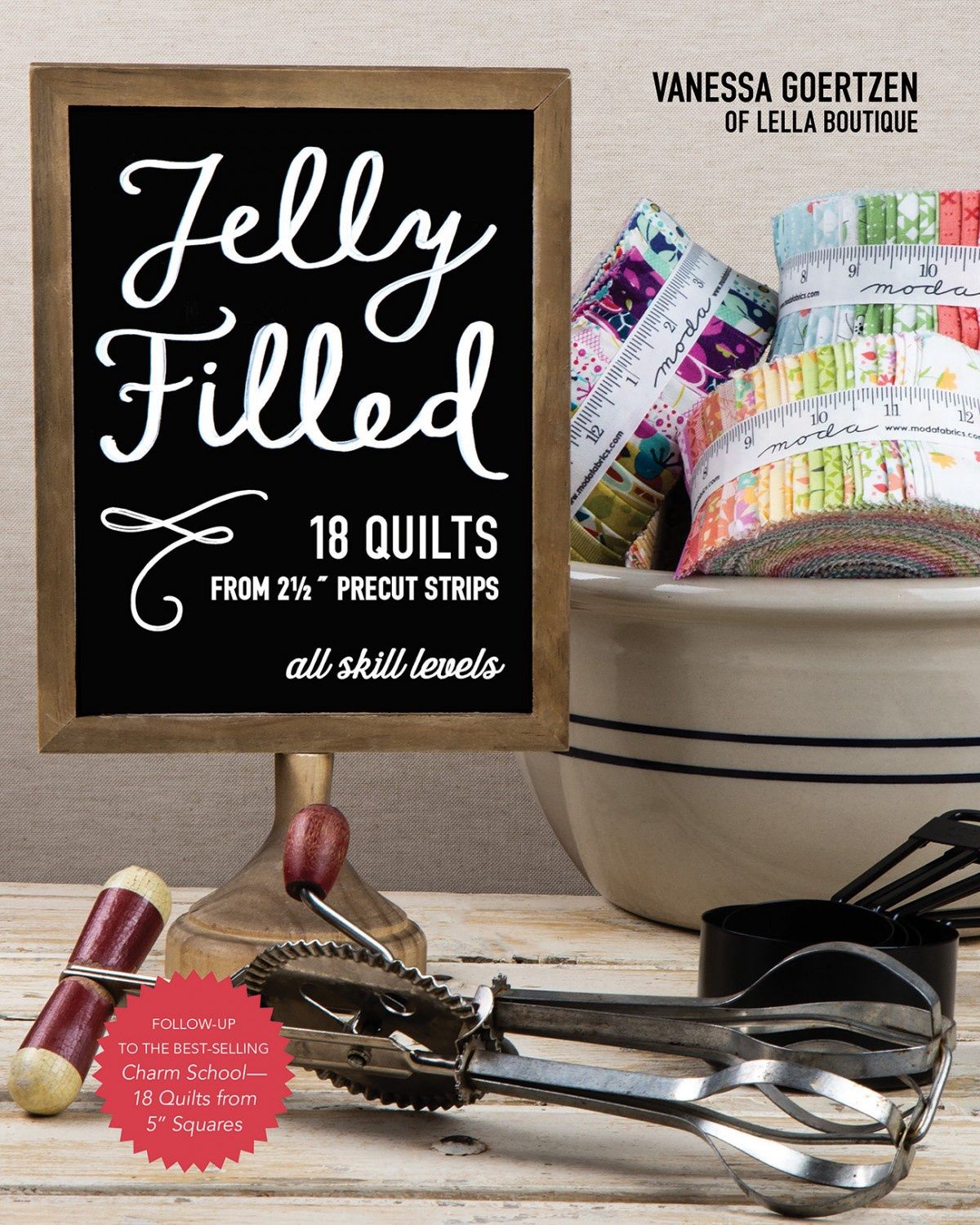 Jelly Filled 18 Quilts from 2-1/2in Strips #11343