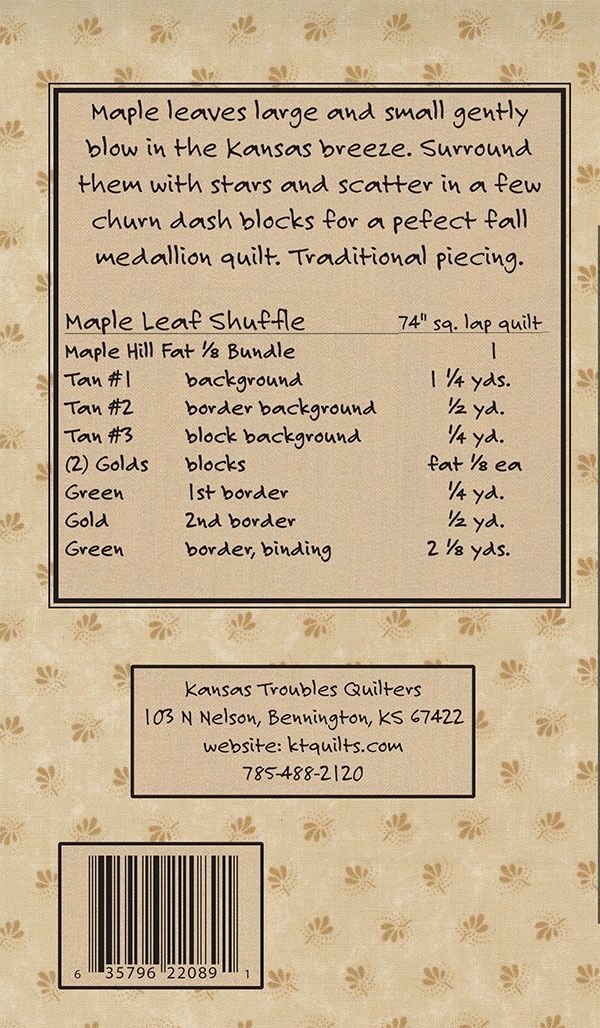Maple Leaf Shuffle KT22089