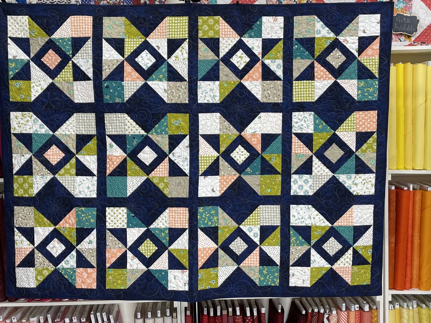 Modified Star Charm Quilt
