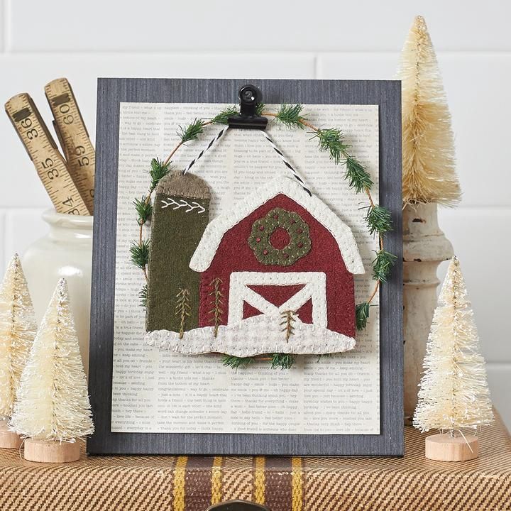 Winter Barn Ornament