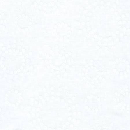 Wide Backing White on White Tone on Tone Circles 108in 48500-WW