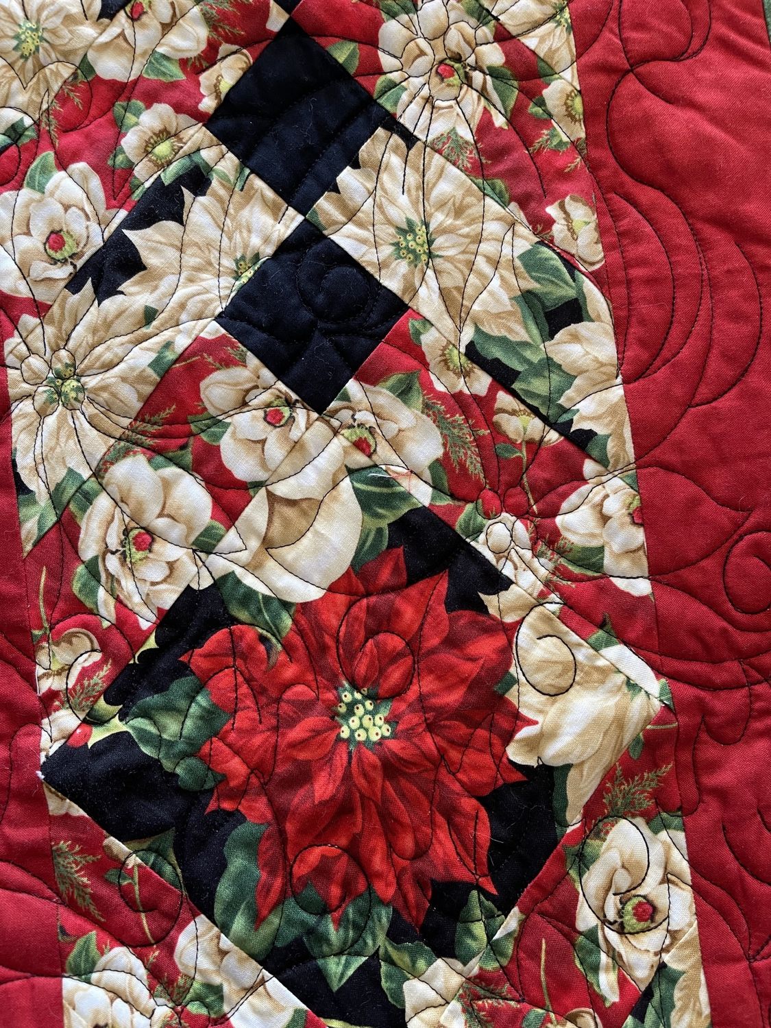 Poinsettia Table Runner