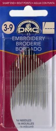 DMC Embroidery/Crewel Needles 1765-2