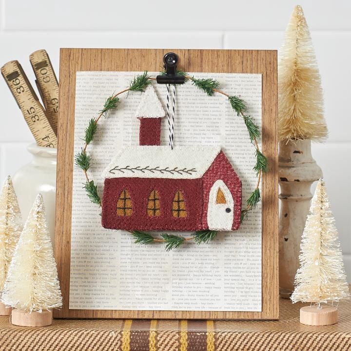 Vintage Church Ornament