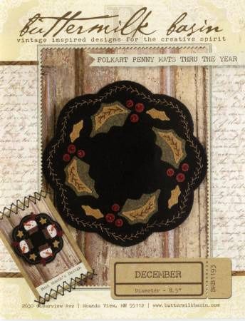 Folkart Penny Mat Holly BMB1193