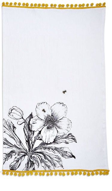 Queen Bee Dish Towel (Hellebore on left) - 52762 20