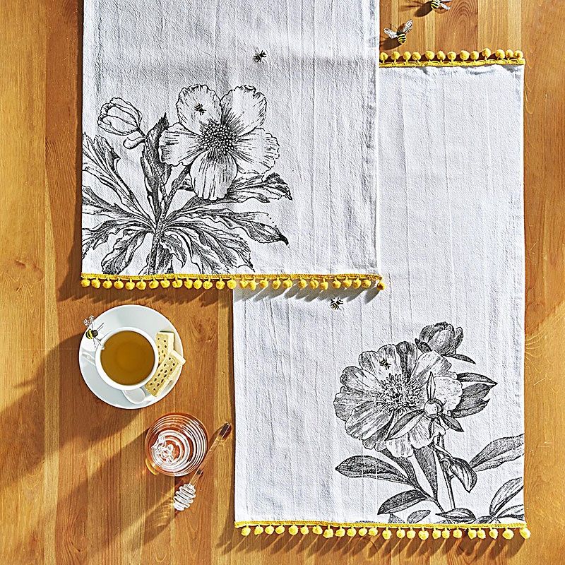Queen Bee Dish Towel (Hellebore on left) - 52762 20