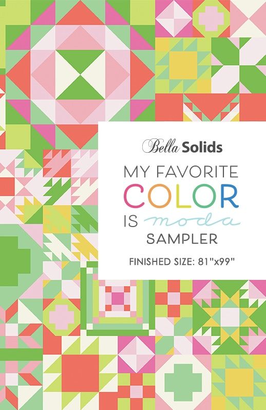 My Favorite Color is Moda Sampler Patter