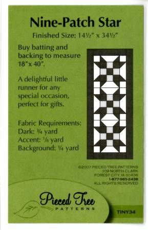 Nine Patch Star TINY34