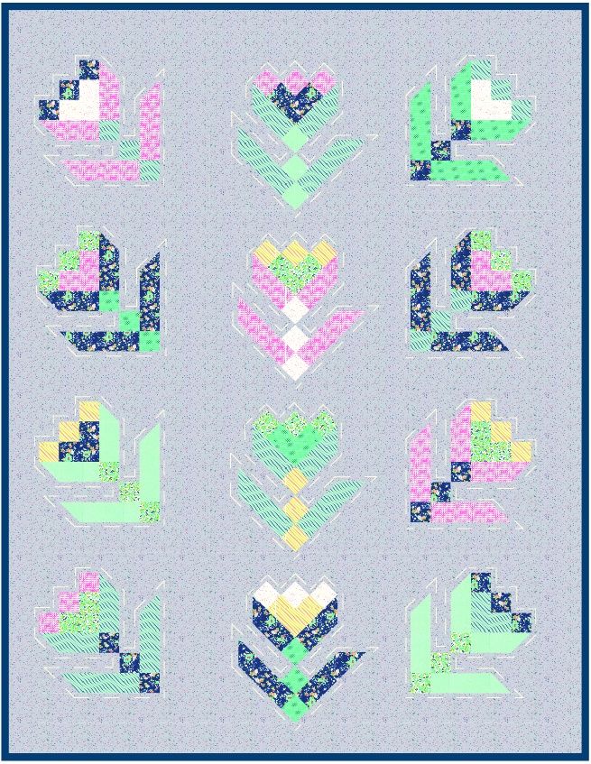 Wallflower Quilt Pattern