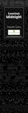 Essentials Midnight Essential Gem 2-1/2in strips (Jelly Roll)
