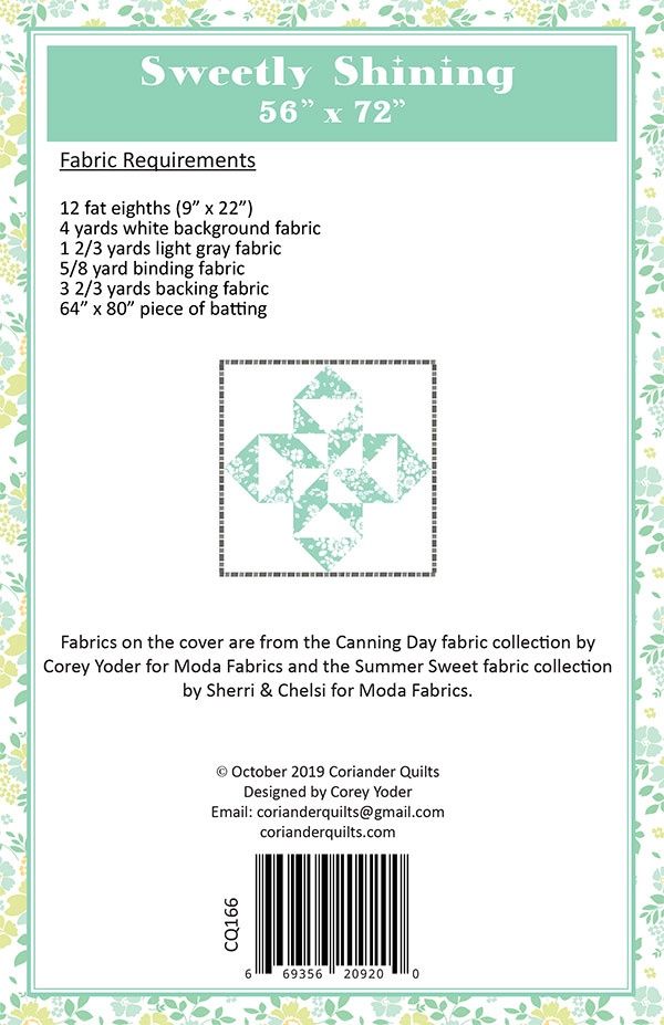 #166 Sweetly Shining CQ166