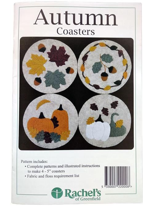 Autumn Coasters 4 count K0722