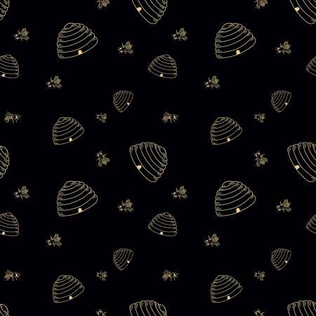 Beehive State Beehives Black C12532-BLACK