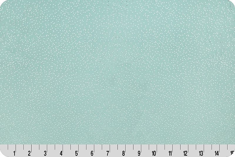 Cuddle Minky Glitter Sparkle Saltwater/Silver