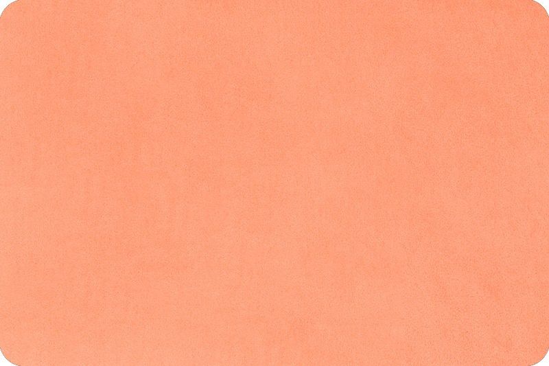 Cuddle Minky Solid Papaya