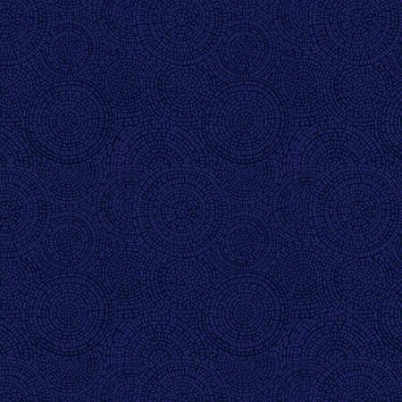 Wide Backing Navy Medallion #BLW24014-N