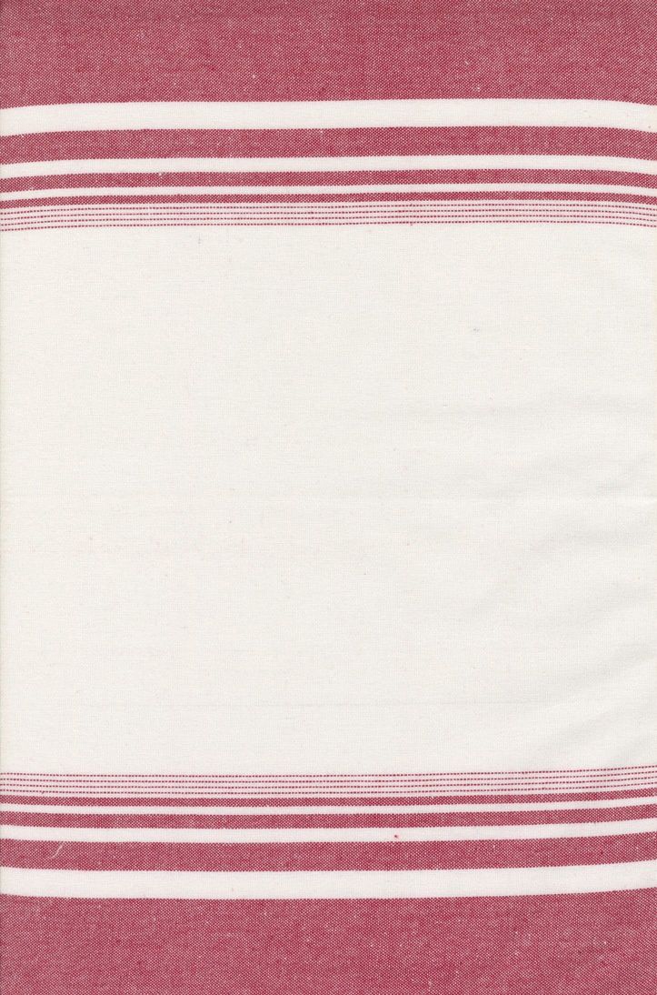 Toweling 18" Enamoured White Red 992-310